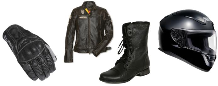 outfit for a motorcyclist photo