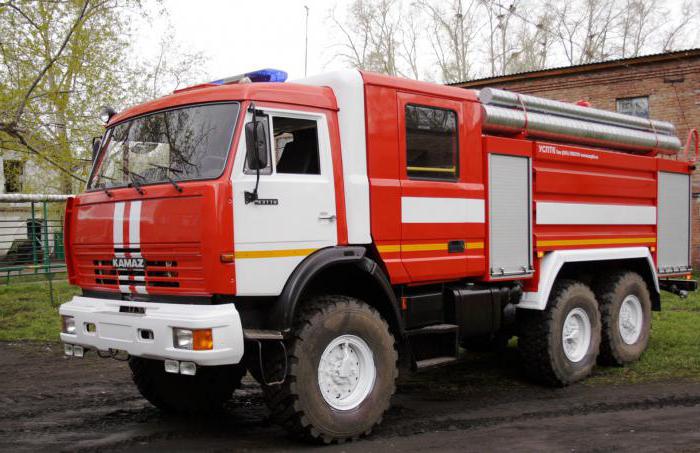 Kamaz fireman: brief description