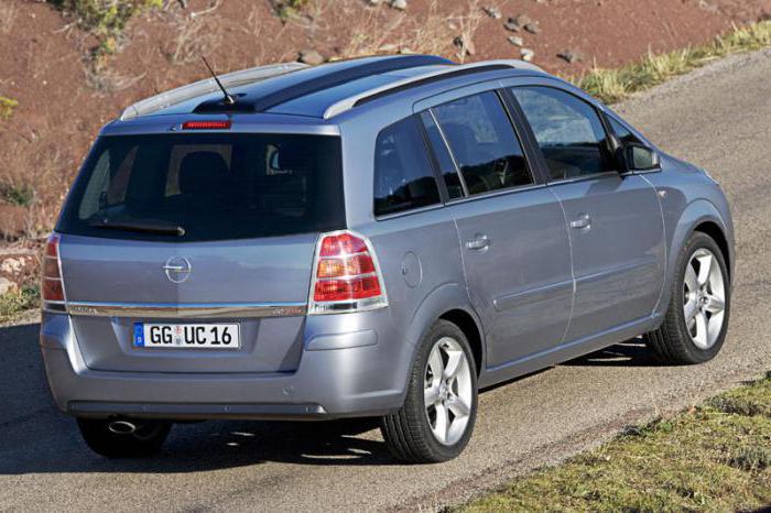 Overview of the car "Opel Zafira B"