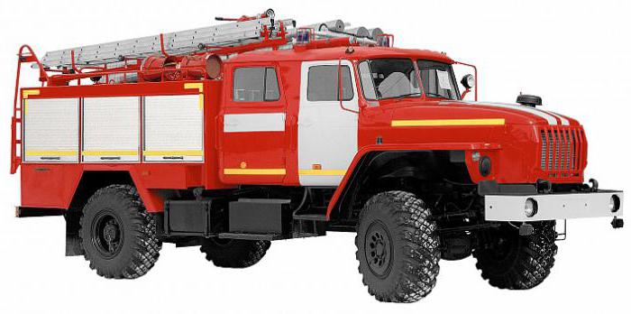 Ural 43206 firefighter