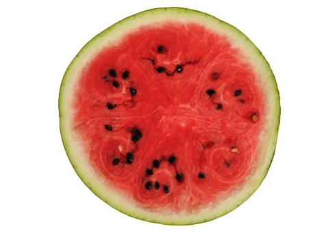 What substances are part of the watermelon?