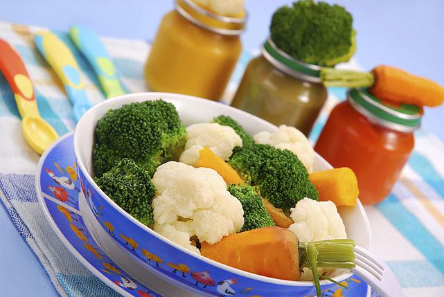 vegetable purees for children 