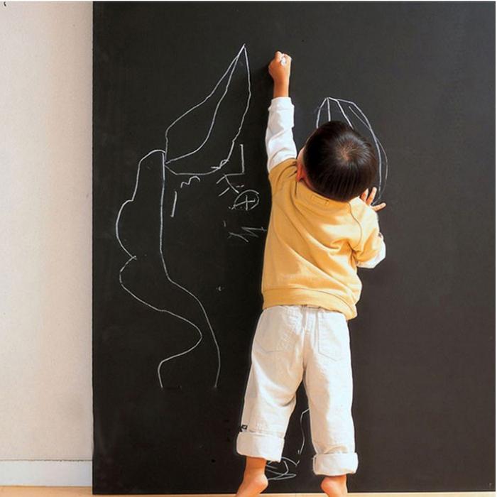 Children's chalkboard for drawing with chalk. Children's easels for drawing