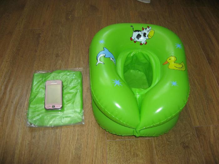 Inflatable pot for a child is a necessary thing in a child's household!