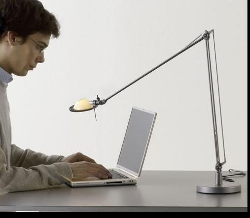 Lamp desk - portable light source