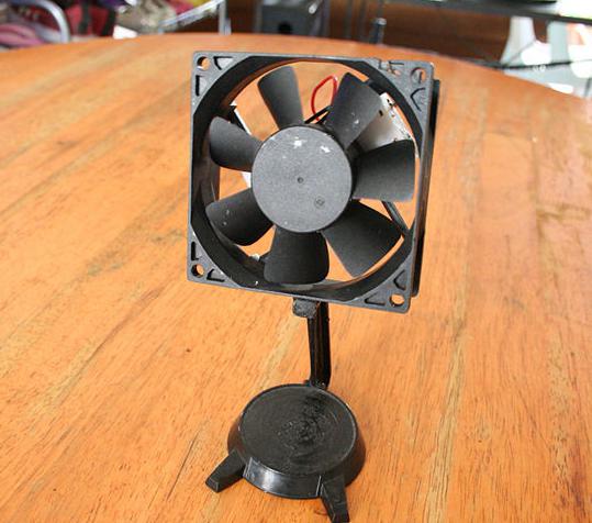 how to make a fan out of a motor 