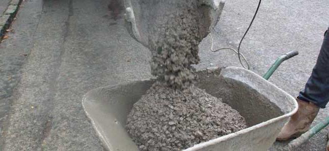 Volumetric weight of concrete