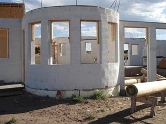 aerated concrete house