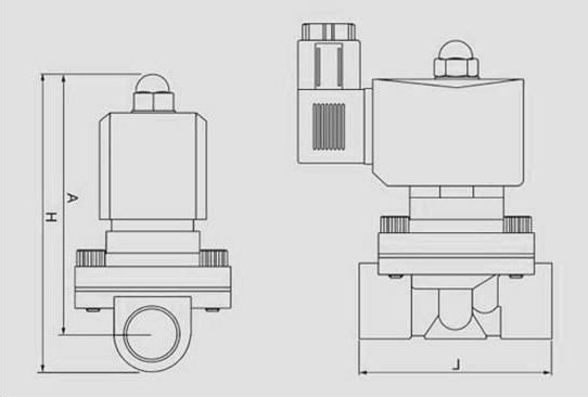 solenoid valve for hot water