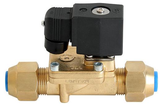 shut-off solenoid valve for water