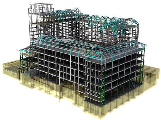 Structural diagrams of buildings and structures