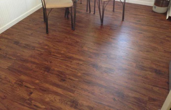 Linoleum as a laminate. Features and selection rules