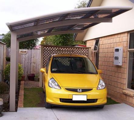 A canopy for a summer residence - an excellent variant for rest