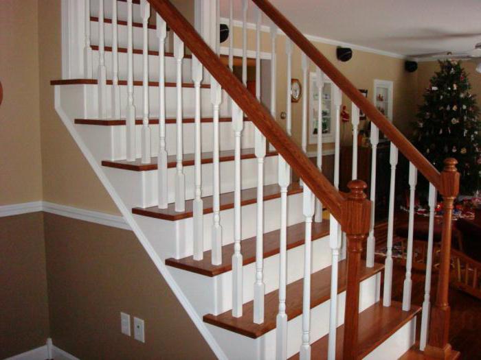 finishing stairs in a private house