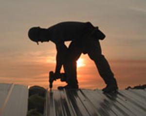roofing with corrugated sheet