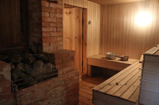 sauna from a bar 4х6 project