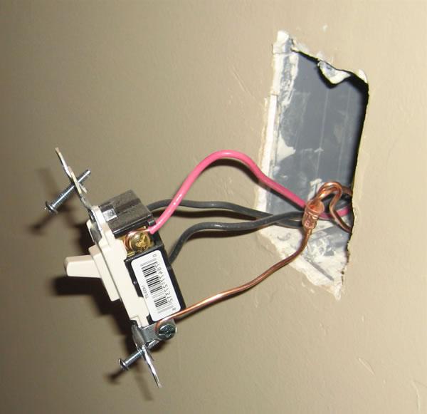 Feedthrough switch - connection diagram. Connection of Legrand pass-through switches