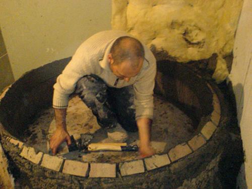 Erection for the bath with their own hands brick oven: features and description of the process