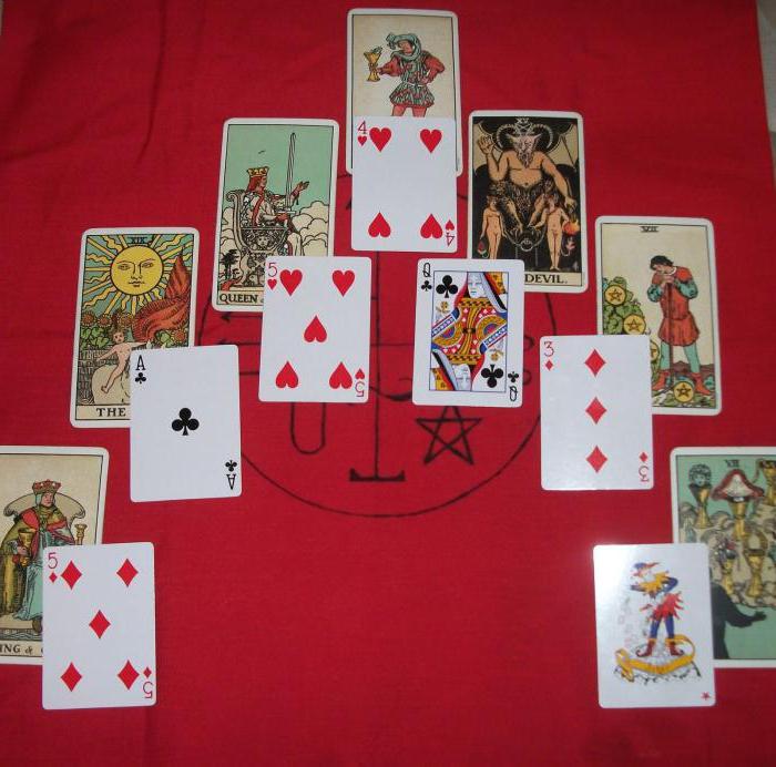 divination by playing cards