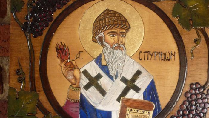 The relics of St. Spyridonum of Trimiphound in Moscow