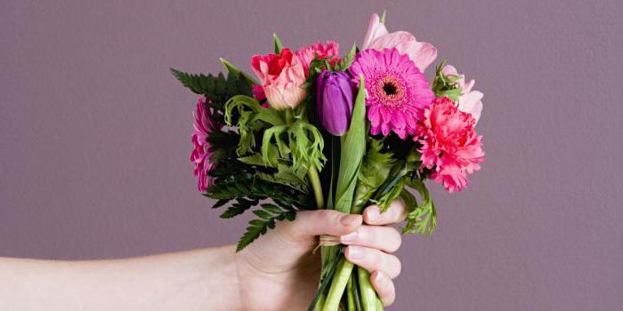 Dream guy gives flowers