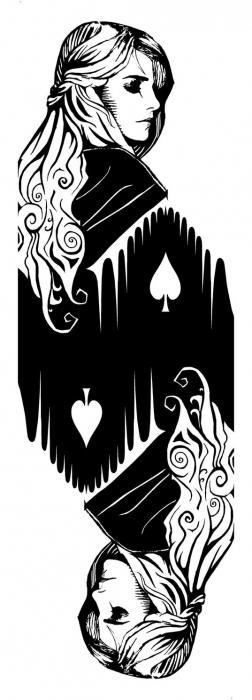 The Queen of Spades horror photo