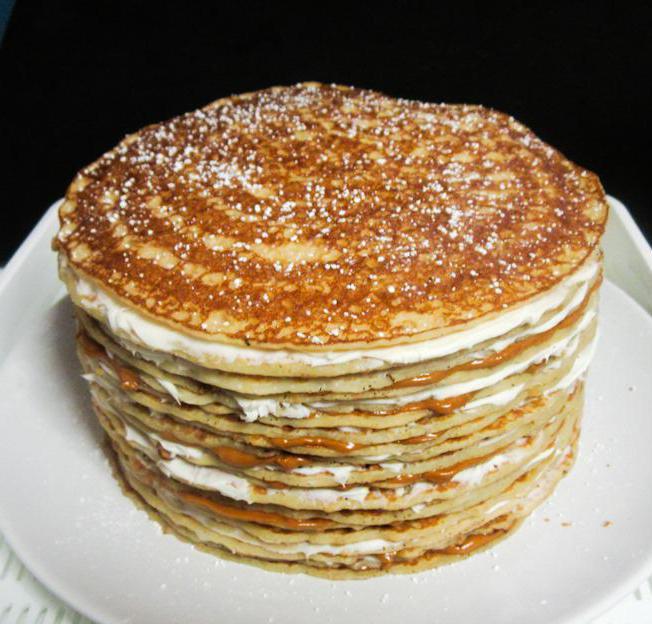 pancake pie prescription with condensed milk 