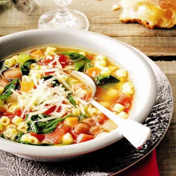 Italian secrets: soup minestrone. Recipe