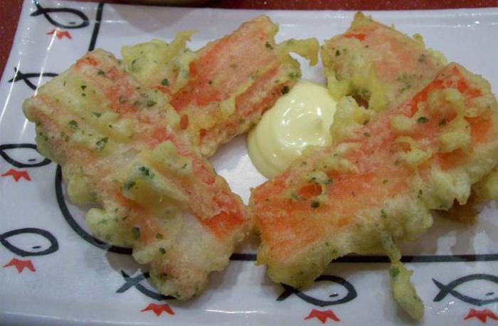 fried crab sticks in batter 