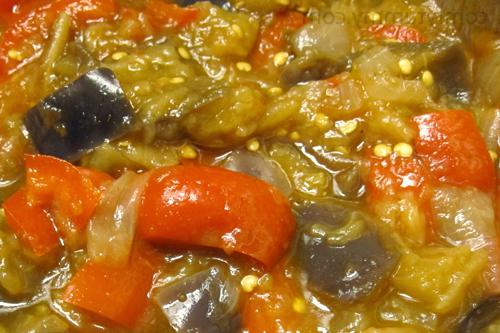 eggplant stew with meat 