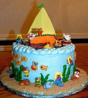 How to decorate a child's cake for a birthday?