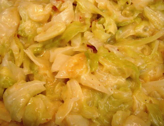 cabbage stewed in kindergarten