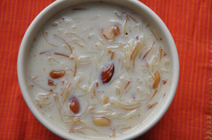 Milk porridge with vermicelli: recipes