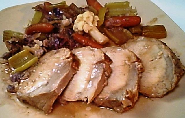 Pork loin is an excellent dish to the festive table