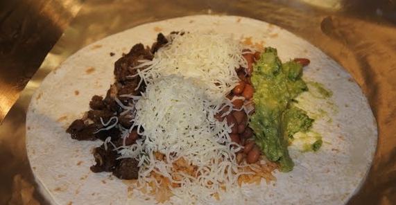 Recipe burritos in Mexican