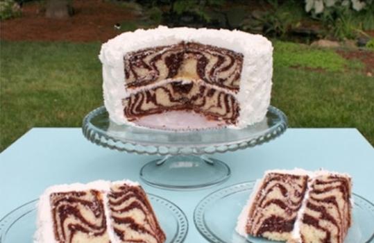 cake zebra recipe in multivark