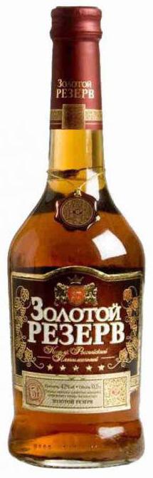 "Golden Reserve" - ​​cognac from the very heart of Russia