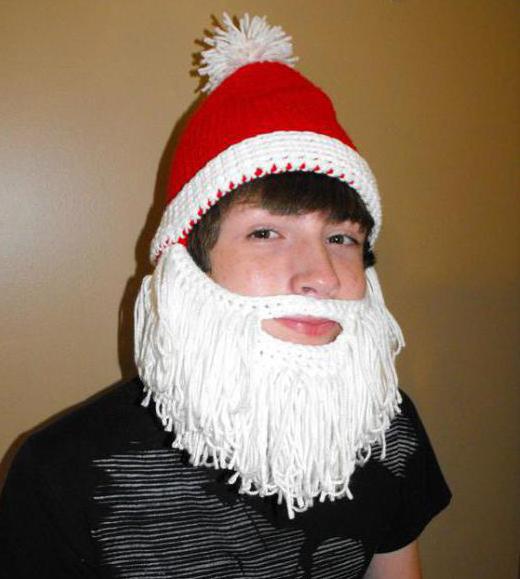 Beard of Santa Claus: 6 original ideas how to make an accessory yourself