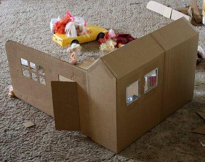 a house for Barbie's own hands