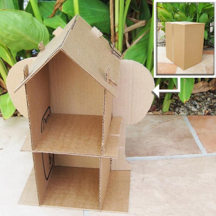 Little house for dolls. How to make a doll kingdom?