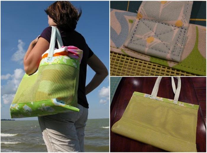 Two beach bags. With our own hands we create beauty