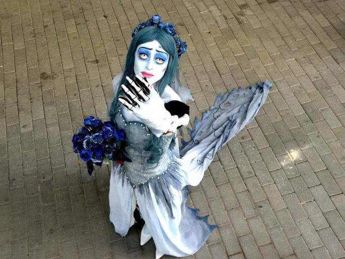 How to make an original fancy dress "corpse bride" with your own hands?