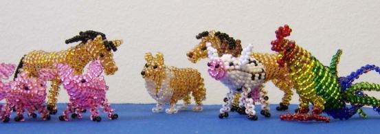 how to make animals out of beads