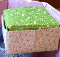 Gift box with your own hands in a few steps