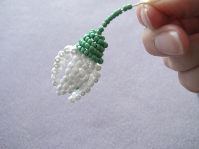 Snowdrop of beads scheme