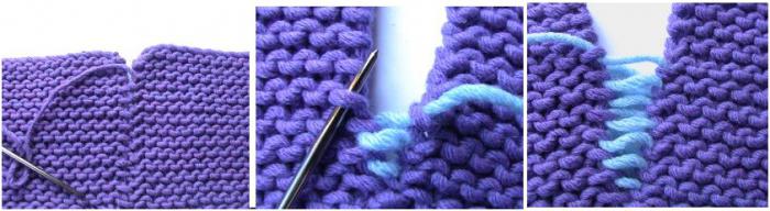 Knitted stitch in knitting: types and correct execution