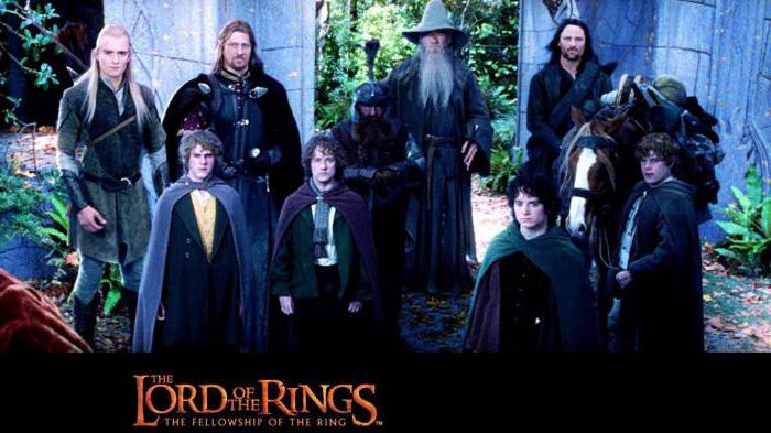 lord of the rings brotherhood of the ring in the cast of the actors