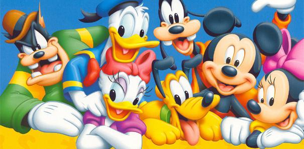 Disney characters are the most recognizable cartoon characters