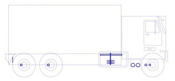 How to draw a wagon? Step-by-step instruction