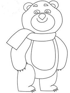 to draw an Olympic bear 2014 in stages 